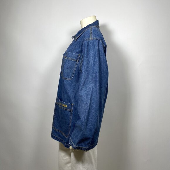 OPENING CEREMONY x CHIFA Denim Oversize Uniform Jacket - Picture 3 of 11